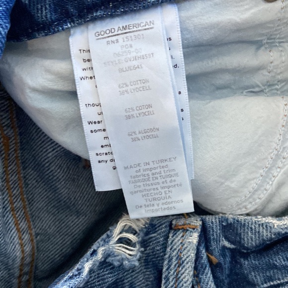 Good American good vintage jagged hem jeans - Picture 9 of 10